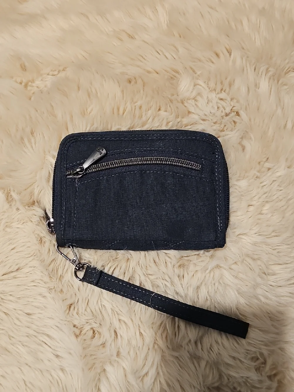 Lug RFID Quilted Wristlet Wallet Rodeo 2 Heather Indigo